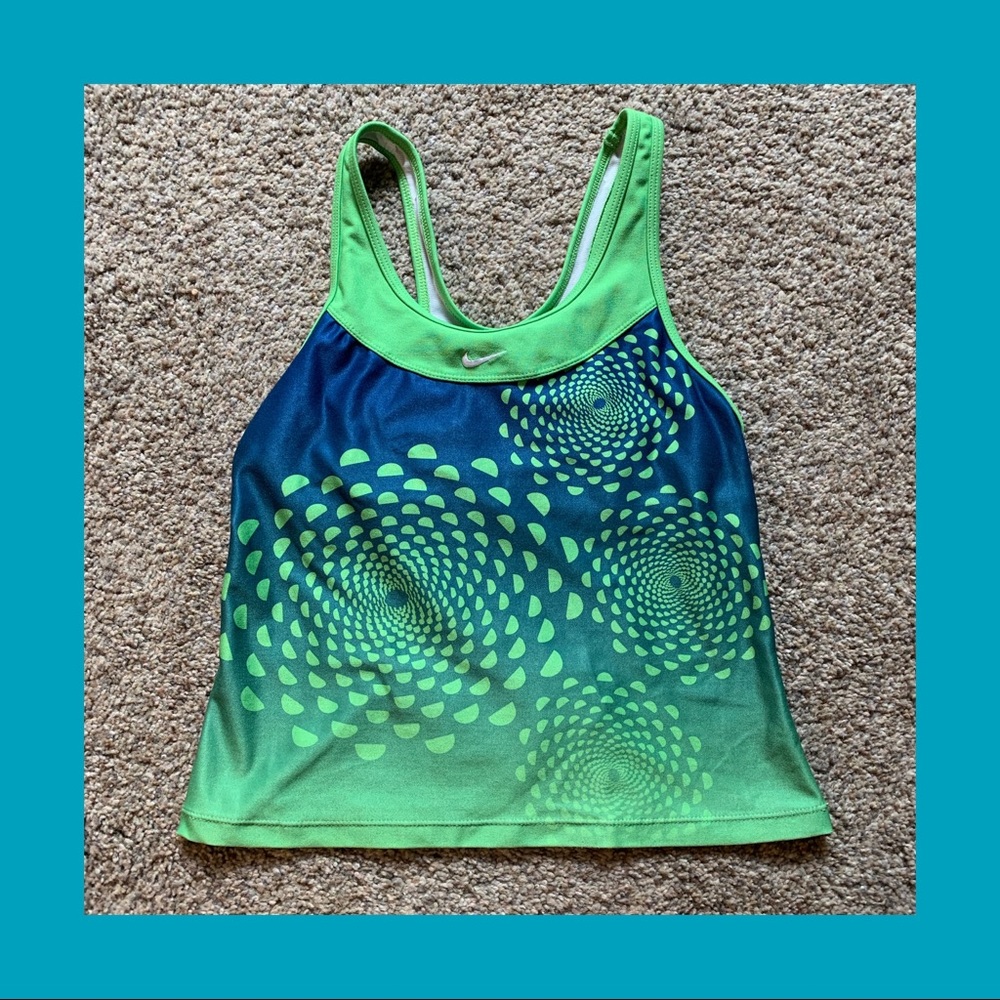 Nike Dri-fit Patterned Running Tank -M